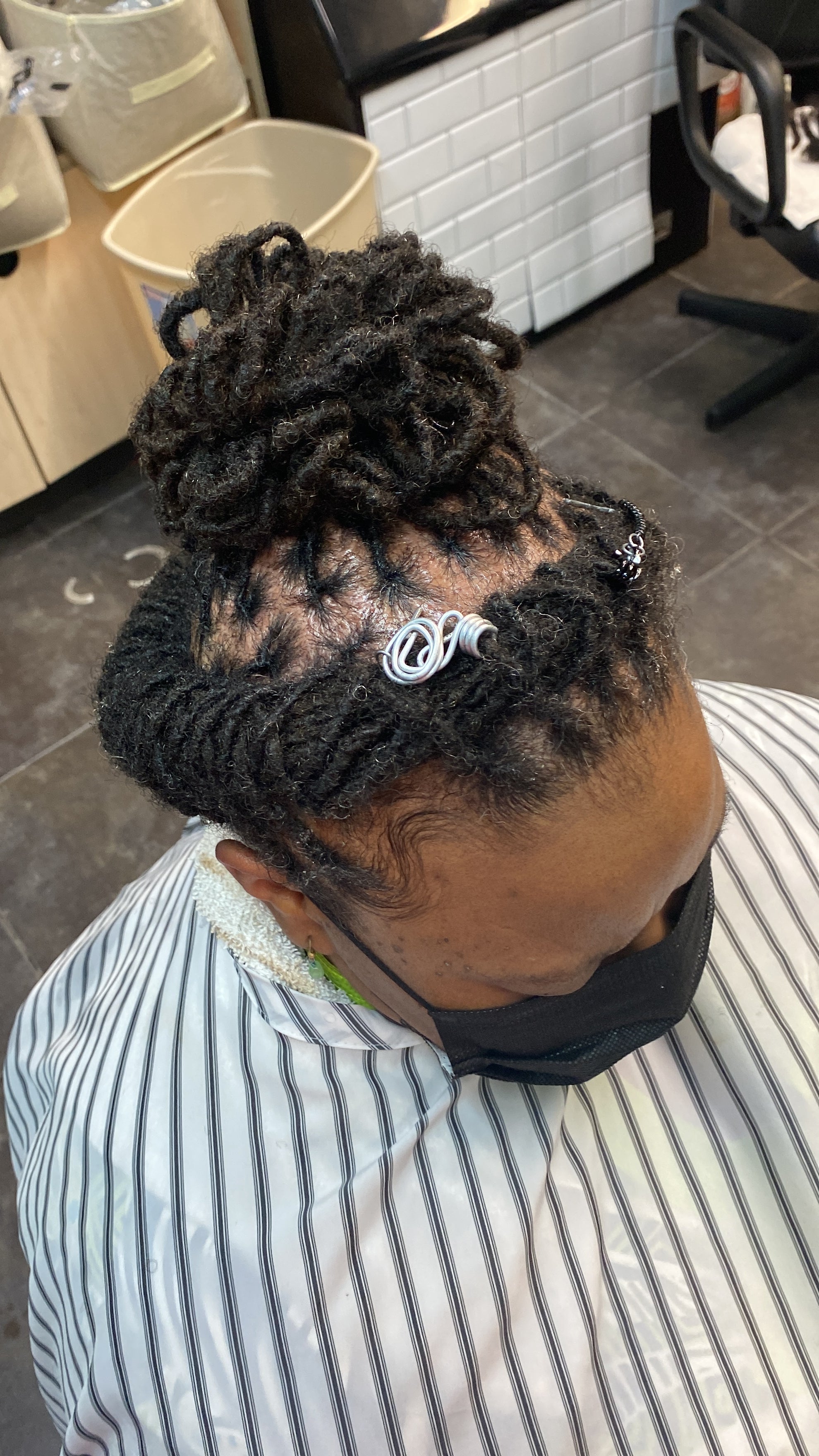 Short Locs Mohawk Hairstyle | TikTok